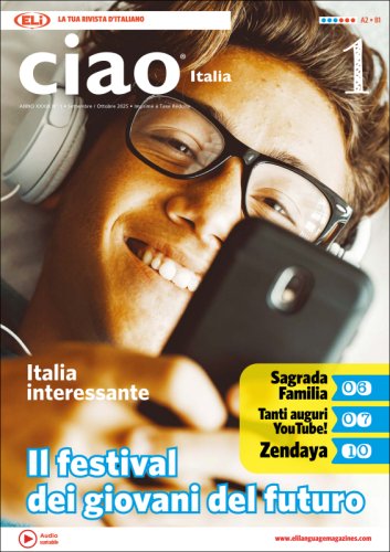 Ciao Italia - school edition - 2025-2026 Annual subscription - School edition - Printable pdf